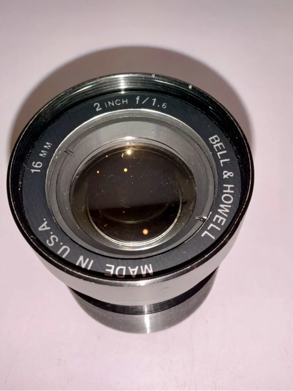 Bell & Howell 16mm Projector Lens F.L. 2